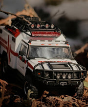 Load image into Gallery viewer, MK 1:64 White H2 Fire Dep. Rescue Vehicle ORV Model Diecast Metal Car New Collection
