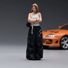 Load image into Gallery viewer, 1:24 Painted Figure Model Miniature Resin Diorama Fashion Short Brown Hair Woman
