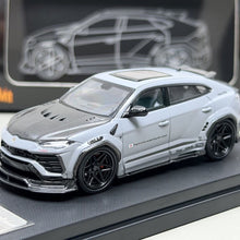Load image into Gallery viewer, Flame 1:64 Gray URUS LB Widebody Sports Model Diecast Metal Car New Collection
