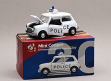 Load image into Gallery viewer, TINY 1:50 UK Police Mini Cooper Vintage Classic Model Toy Metal Car BN
