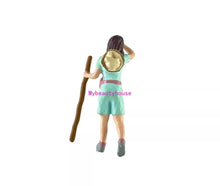 Load image into Gallery viewer, 1:64 Painted Figure Model Miniature Resin Diorama Sand Camping Outdoor Hiking
