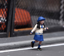 Load image into Gallery viewer, 1:64 Painted Figure Model Miniature Resin Sand Pretty Student Girl Boy Uniform
