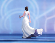 Load image into Gallery viewer, 1:24 Painted Figure Mini Model Miniature Resin Diorama Sand Artist Singer Lady
