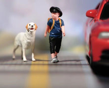 Load image into Gallery viewer, 1:64 Painted Figure Model Miniature Resin Diorama Sand Student Kids Boy Children New Collection
