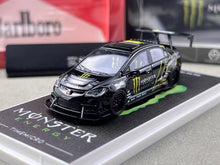 Load image into Gallery viewer, TM 1:64 Black JDM Civic Type R FD2 Widebody Sports Model Diecast Metal Car New Collection
