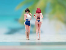 Load image into Gallery viewer, 1:64 Painted Figure Model Miniature Resin Diorama Sand Bikini Girl Lady Pretty

