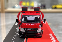 Load image into Gallery viewer, MT 1:64 Red LBWK H300 Flatbed Tow Truck Custom Model Diecast Metal Car New Collection

