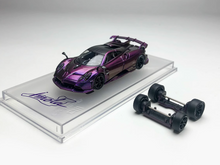 Load image into Gallery viewer, CM 1:64 Purple Imola Super Racing Sports Model Diecast Metal Car

