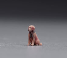 Load image into Gallery viewer, 1:64 Painted Figure Model Miniature Resin Sand Golden Retriever Pet Dog Sitting
