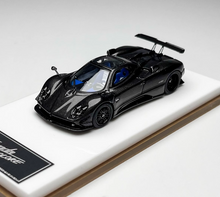 Load image into Gallery viewer, HH 1:64 Black Carbon Zonda Tricolore Racing Sports Model Diecast Metal Car New Collection
