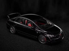 Load image into Gallery viewer, WELL 1:18 Black JDM Civic Vtec Type R FD2 Sports Diecast Model Metal Car New
