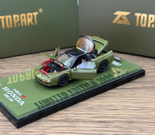Load image into Gallery viewer, Topart 1:64 HEC Green NSX R NA1 Sports Open Model Diecast Metal Car New Collection
