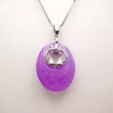Load image into Gallery viewer, Nature Jade Double Fish Pendant Necklace Gift Jewelry charm Blessing Lucky new a
