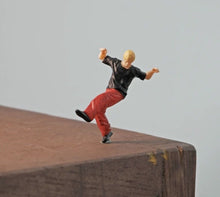 Load image into Gallery viewer, 1:64 Painted Figure Mini Model Miniature Car Scenes Resin Hip Hop Breaking Boy
