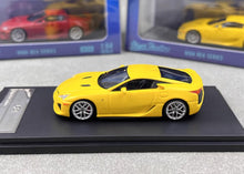 Load image into Gallery viewer, SH 1:64 Yellow LFA Coupe Sports Model Diecast Resin Car New Collection
