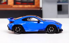 Load image into Gallery viewer, Fuji 1:64 Blue JDM GR86 Rocket Bunny Coupe Sports Model Diecast Metal Car New Collection
