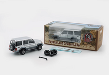 Load image into Gallery viewer, BM 1:64 Silver Land Cruiser LC76 SUV ORV Off Road Model Diecast Metal Car New Collection
