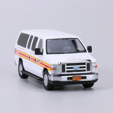 Load image into Gallery viewer, 1:64 596 White Fire FDNY E350 Super Duty Wagon Van Model Diecast Metal Car New Collection
