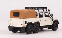 Load image into Gallery viewer, GCD 1:64 White ORV Defender 6x6 Camper Tent SUV Model Diecast Metal Car New

