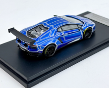 Load image into Gallery viewer, King 1:64 Luminous Blue Aventador LP700 LBWK Sport Model Diecast Metal Car New Collection
