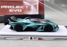 Load image into Gallery viewer, DMH 1:64 Green Project Evo Racing Sports Model Diecast Metal Car New Collection
