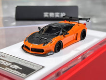 Load image into Gallery viewer, 1:64 Orange 458 GT LB Racing Sports Model Diecast Resin Car BN
