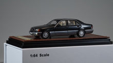 Load image into Gallery viewer, WTX 1:64 1994 Black 600Sel W140 Sedan Classic Model Diecast Metal Car New Collection
