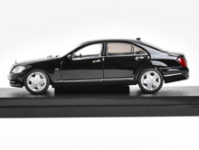 Load image into Gallery viewer, MH 1:64 Black S-Class S600L W221 Luxury Sedan Sports Model Diecast Metal Car
