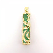 Load image into Gallery viewer, Nature Jade Phoenix Pendant Necklace Gift Jewelry charm Blessing Lucky Fortune m
