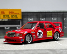 Load image into Gallery viewer, LMLF 1:64 Red E190 #35 W201 2.5-16 Evo Sedan Sport Model Diecast Metal Car New
