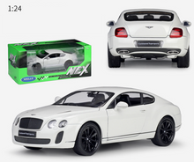 Load image into Gallery viewer, WELLY 1:24 Continental Super Racing Sports Model Diecast Metal Car Display

