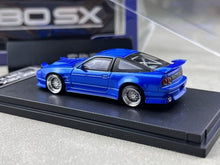 Load image into Gallery viewer, MT 1:64 Blue Silvia S13 180SX Type X Sports Model Diecast Metal Car New Collection
