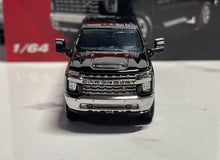 Load image into Gallery viewer, SC 1:64 Black Silverado Pickup Truck Sports Model Diecast Metal Car New Collection

