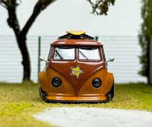 Load image into Gallery viewer, LMLF 1:64 Brown VW T1 RWB Van Bus Camper Kombi Model Diecast Metal Car New Collection
