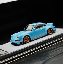 Load image into Gallery viewer, Zincit 1:64 Blue 911 964 Singer DLS Sports Model Diecast Metal Car New Collection
