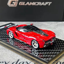 Load image into Gallery viewer, 1:64 GLAMCRAFT Red Lafeerrari Racing Sports Open Model Diecast Metal Car New Collection
