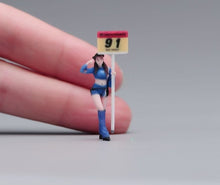 Load image into Gallery viewer, 1:64 Painted Figure Model Miniature Resin Diorama Signboard Model Lady Sand Hot
