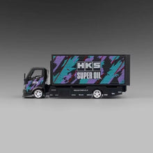 Load image into Gallery viewer, MT 1:64 Black HKS H300 Tow Box Truck Custom Model Diecast Metal Car New Collection
