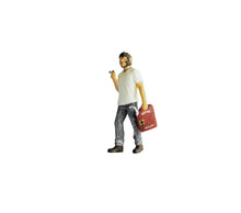 Load image into Gallery viewer, 1:64 Painted Figure Mini Model Miniature Resin Diorama Robber Gangster Set Mask
