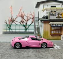 Load image into Gallery viewer, King 1:64 Pink Enzo Super Racing Sports Figure Model Diecast Metal Car New
