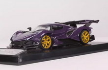 Load image into Gallery viewer, SCArt 1:64 Purple Intensa Emozione IE Racing Sport Model Diecast Metal Car New
