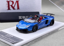 Load image into Gallery viewer, RM 1:64 Blue Aventador LP700-4 LBWK Sports Model Diecast Metal Car New Collection
