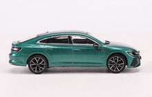 Load image into Gallery viewer, GCD 1:64 Green Volkswagen Arteon R CC Coupe Sports Roof Box Model Toy Metal Car BN
