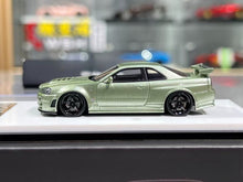 Load image into Gallery viewer, BZMW 1:64 Green Skyline GTR R34 NISMO Z-Tune Sport Model Diecast Resin Car New Collection
