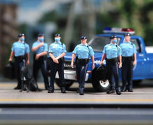 Load image into Gallery viewer, 1:64 Painted Figure Model Miniature Resin Diorama Sand Hong Kong Policeman Toy Collection
