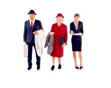 Load image into Gallery viewer, 1:64 Painted Figure Model Miniature Resin Diorama Sand Lady Gentleman Secretary
