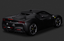Load image into Gallery viewer, Bburago 1:24 Black SF90 Stradale Racing Sports Model Toy Diecast Metal Car BN
