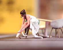 Load image into Gallery viewer, 1:64 Painted Figure Model Miniature Resin Diorama Toy Sand Ballet Girl Lady

