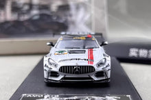 Load image into Gallery viewer, RM 1:64 White AMG GTS Coupe Sports Model Diecast Metal Car New Collection
