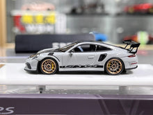Load image into Gallery viewer, 1:64 CL Gray 911 GT3 RS 991.2 Racing Sports Model Diecast Resin Car New Collection
